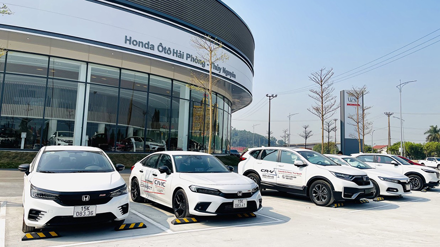 Không gian trưng bày Honda Ôtô Hải Phòng